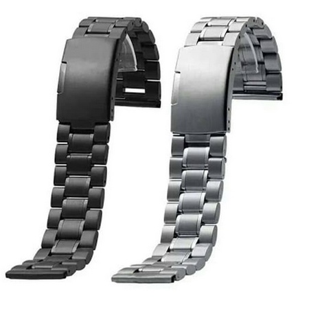 ONLYONE12 Tali Jam Tangan Stainless Steel  / Tali Jam Tangan Strap / Tali Rantai Metal Stainless Steel Jam Tangan Thick Watch