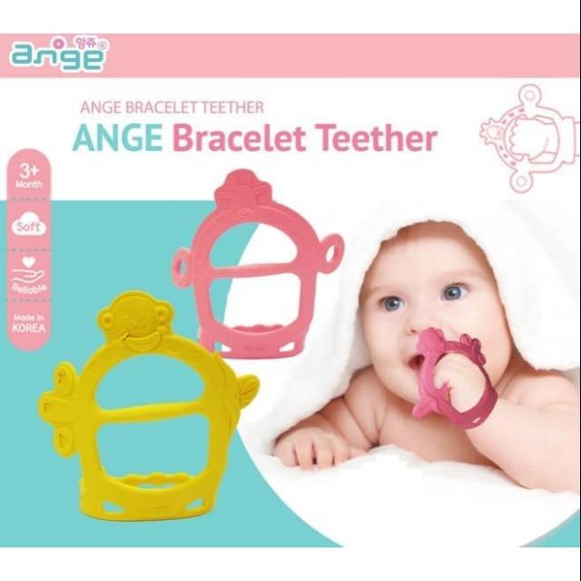 ANGE BABY TEETHER BAYI / Giraffe / Monkey with case /Gigitan Bayi Ange