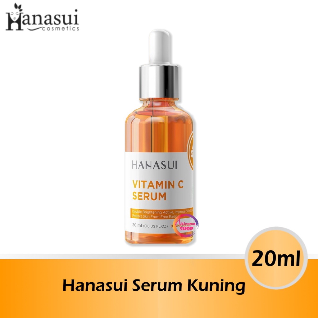 Paket Hanasui Flawless Glow 6pcs (day cream 15gr+night cream 15gr+serum kuning 20ml+Micellar 100ml+essence 100ml+cleanser 60gr)