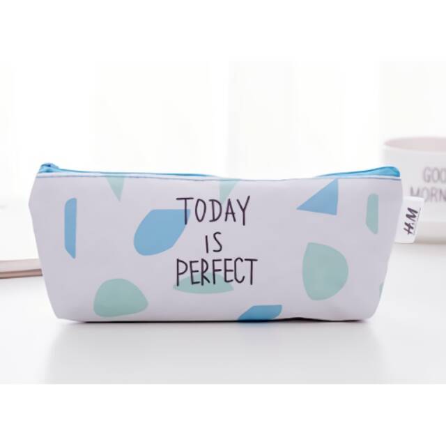 

Tempat Pensil Pencil Case Blue Today is Perfect