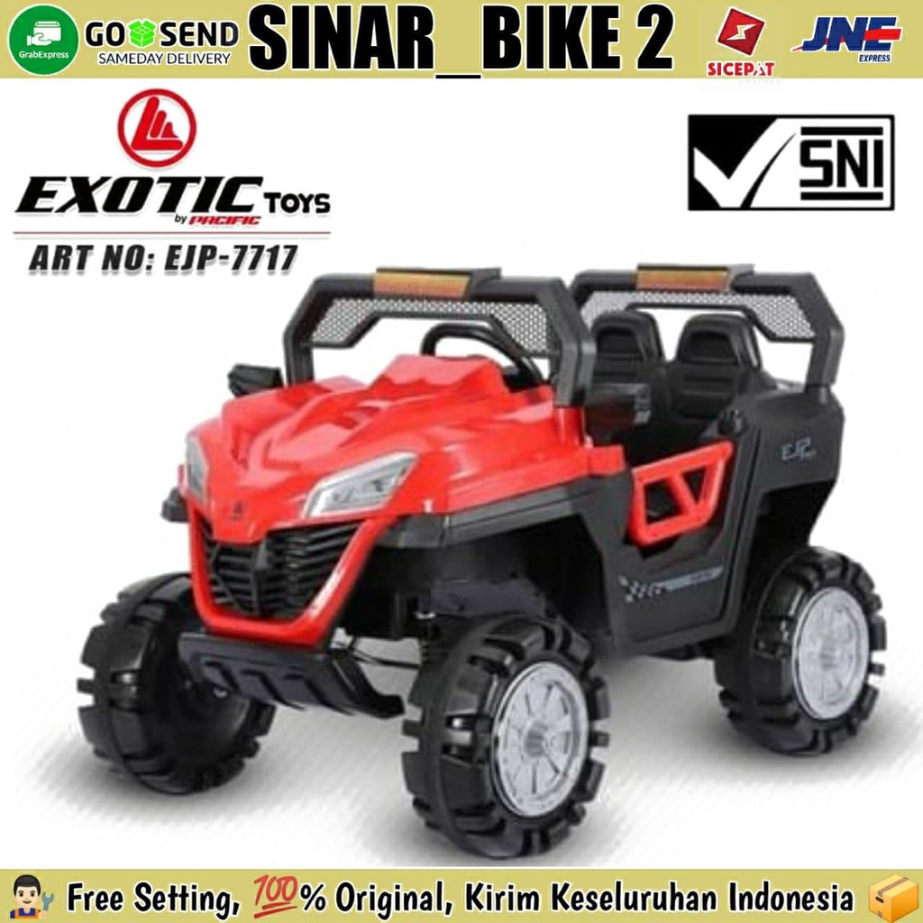 Mobilan Aki Anak RIde-On Car Exotic EJP-7717 Remote Control &amp; Manual