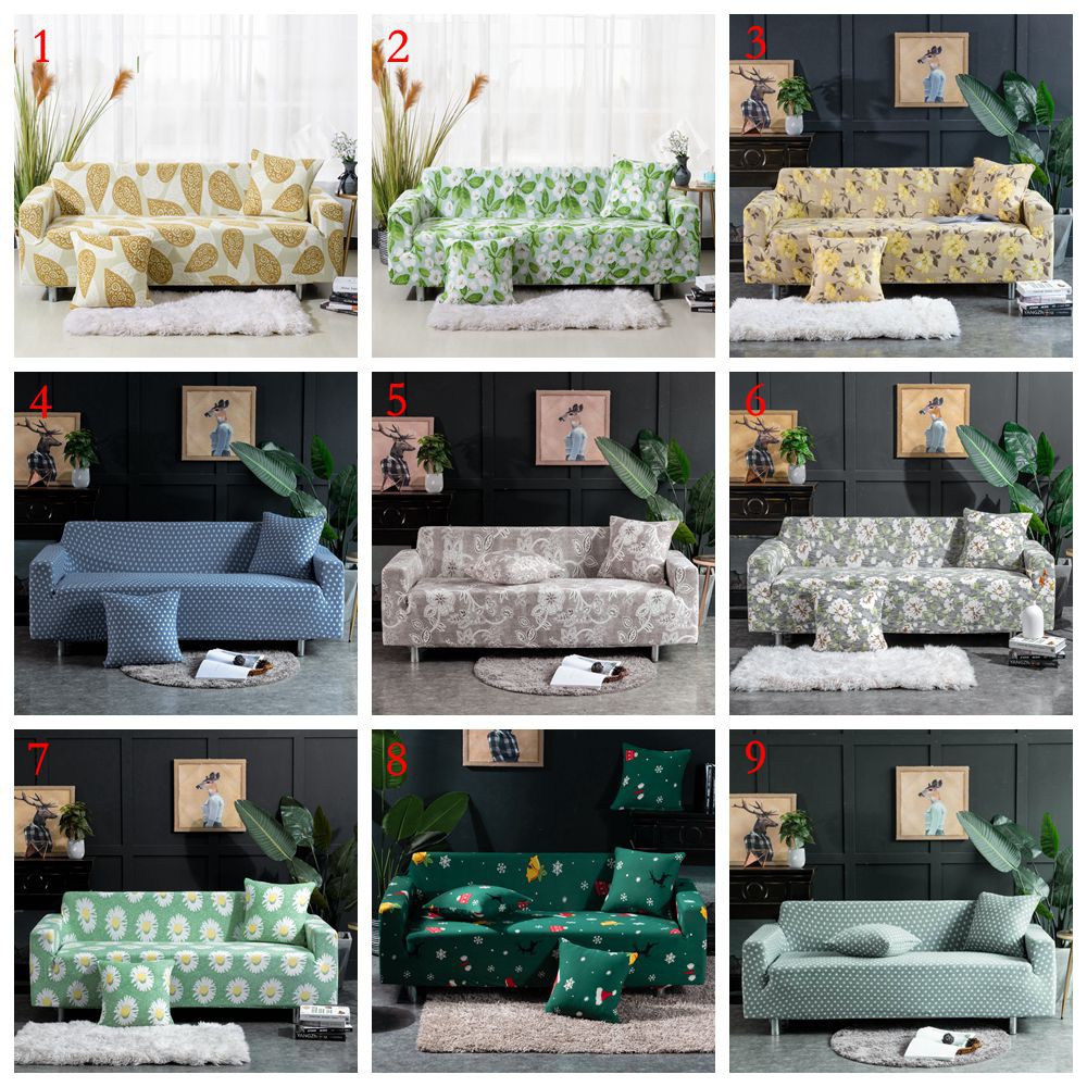 Sarung Sofa Bunga Modern dengan Bahan Elastis Sarung Sarung Sofa Bunga Modern dengan Bahan Elastis Sarung