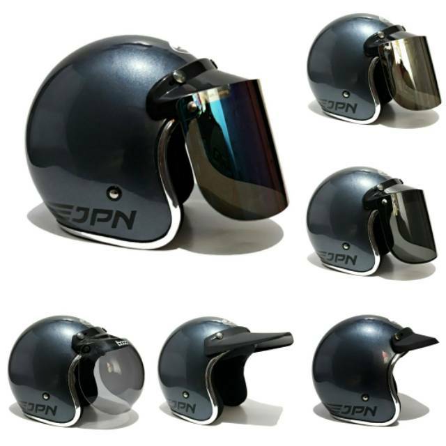 Helm Jpn List Chrome/croom All Grey Gloss