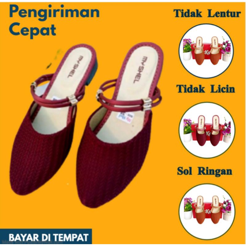 Sepatu Sandal Sendal Wanita Rajut Sandal Kekinian Flatshoes Terbaru Sandal Wanita Terbaru Sandal Wanita Murah Kekinian