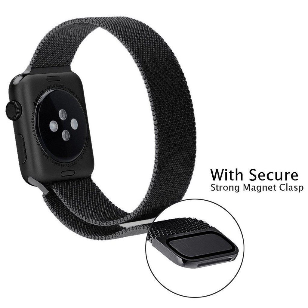 Milanese Loop Apple Watch Strap iWatch 7 6 Band 42mm 38mm 40mm 44mm 41mm 45mm Stainless Steel Bracelet Strap For iwatch Series 5 4 3 SE 2 1