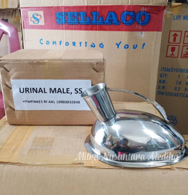 Urinal Cowok Stainless  kualitas Super