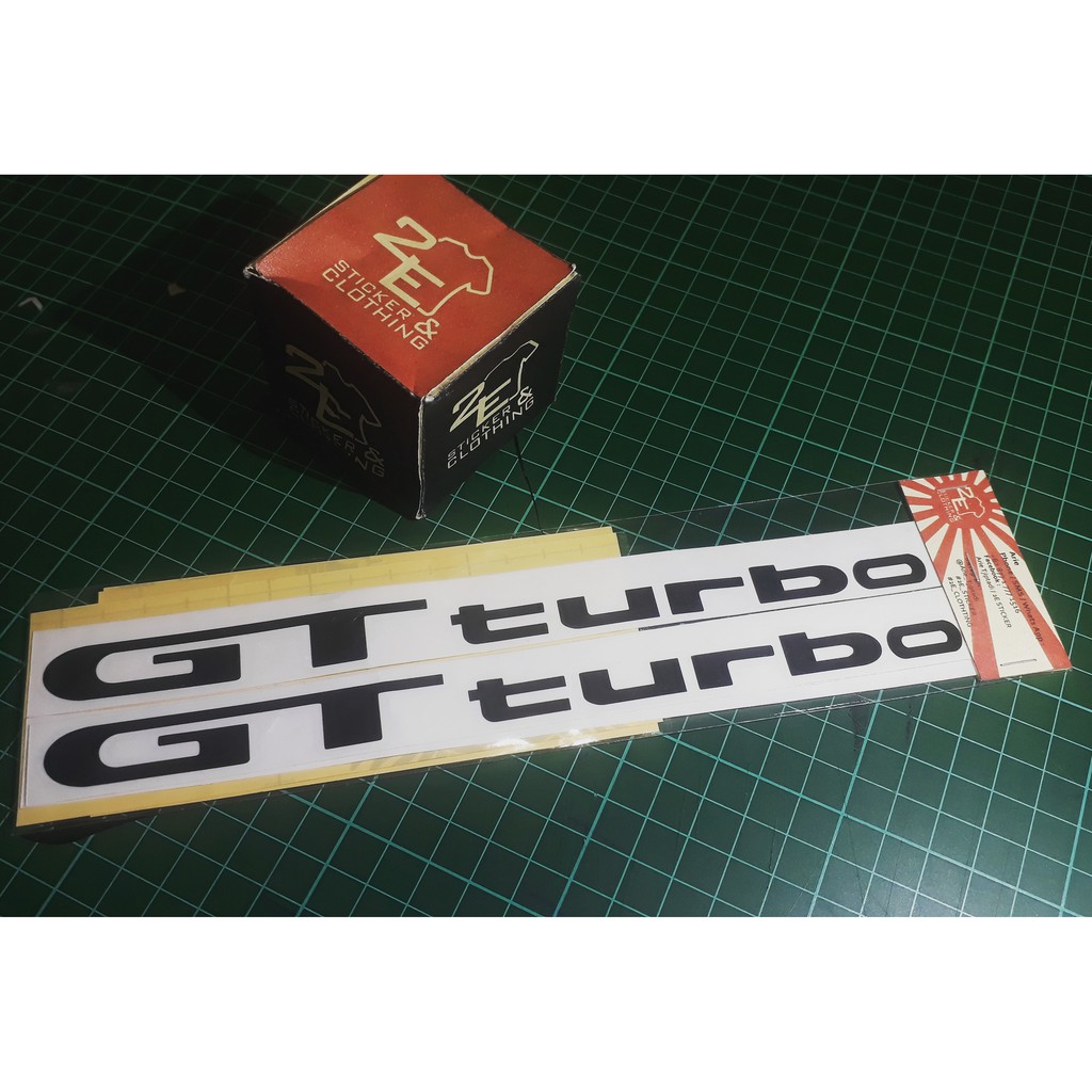Stiker GT turbo Starlet