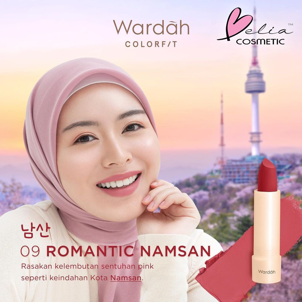 ❤ BELIA ❤ WARDAH Colorfit Ultralight Matte Lipstick 3.6g | lipstik mate wardah