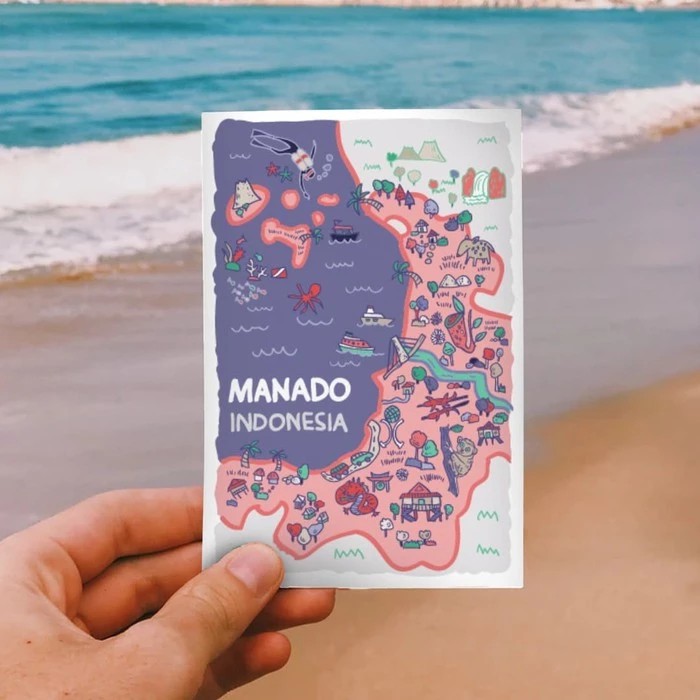 

Manado Postcard by Lestari - Kartu Pos Ilustrasi SALE