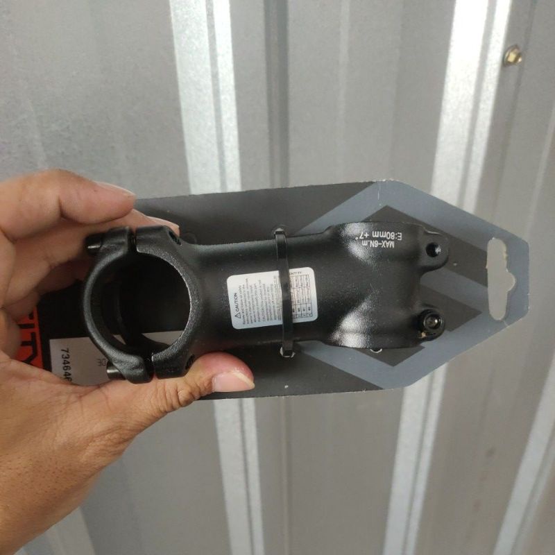 Stem Sepeda - Stem Entity Expert 31.8/7DEG/80mm - Stem Entity 80mm - Stem Sepeda 80mm Black