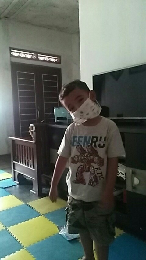 Masker Anak 3 Ply Earloop Masker Motif