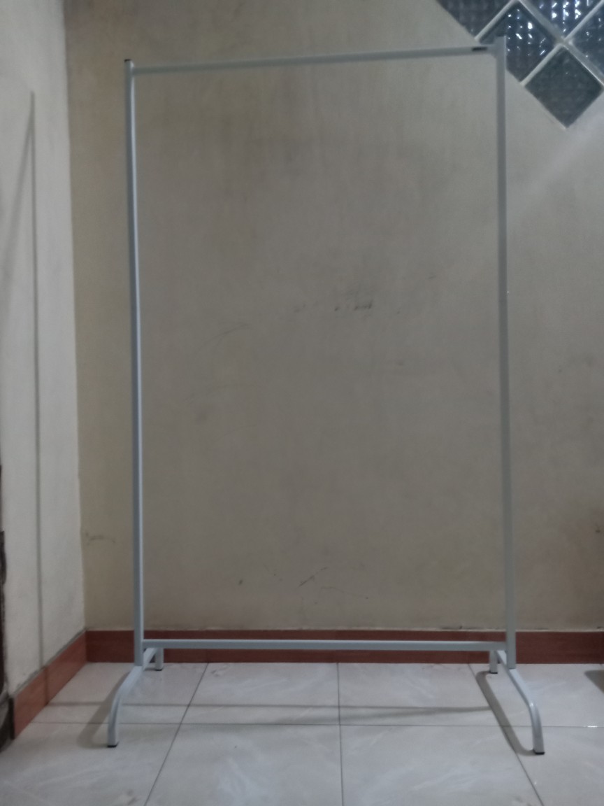 Gawang Osaka T.175cm Putih Beroda Gantungan Jemuran Gawangan Model Ikea