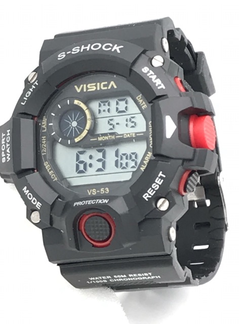 Visica Original Jam Tangan Pria Sporty Digital Water Resistent