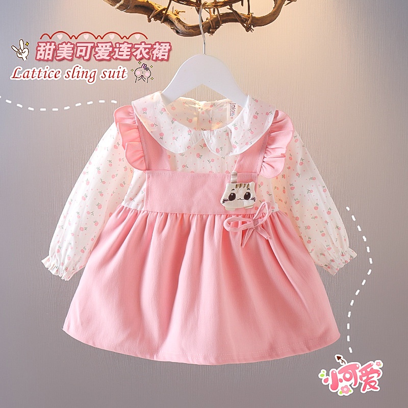 HappyOliver DRESS KYON CATS 1071 EBV Baju Dress Anak Perempuan Import  Dress anak bayi/Bayi Perempuan Gaun bayi Rok Anak Pakaian anak