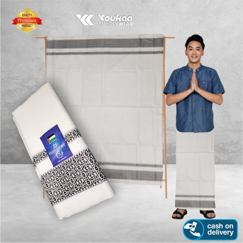Sarung Tenun Dewasa  Motif Polos Double Dobby