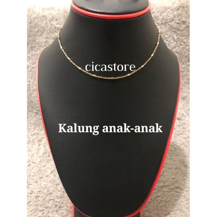 kalung titanium anak model terbaru/ kalung anak anti karat selamanya