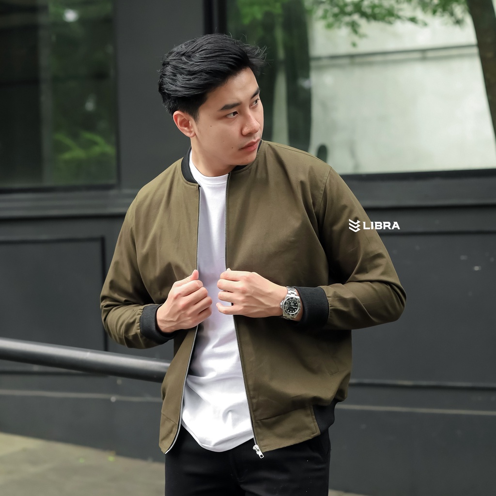 Jaket Premium Canvas Green Army