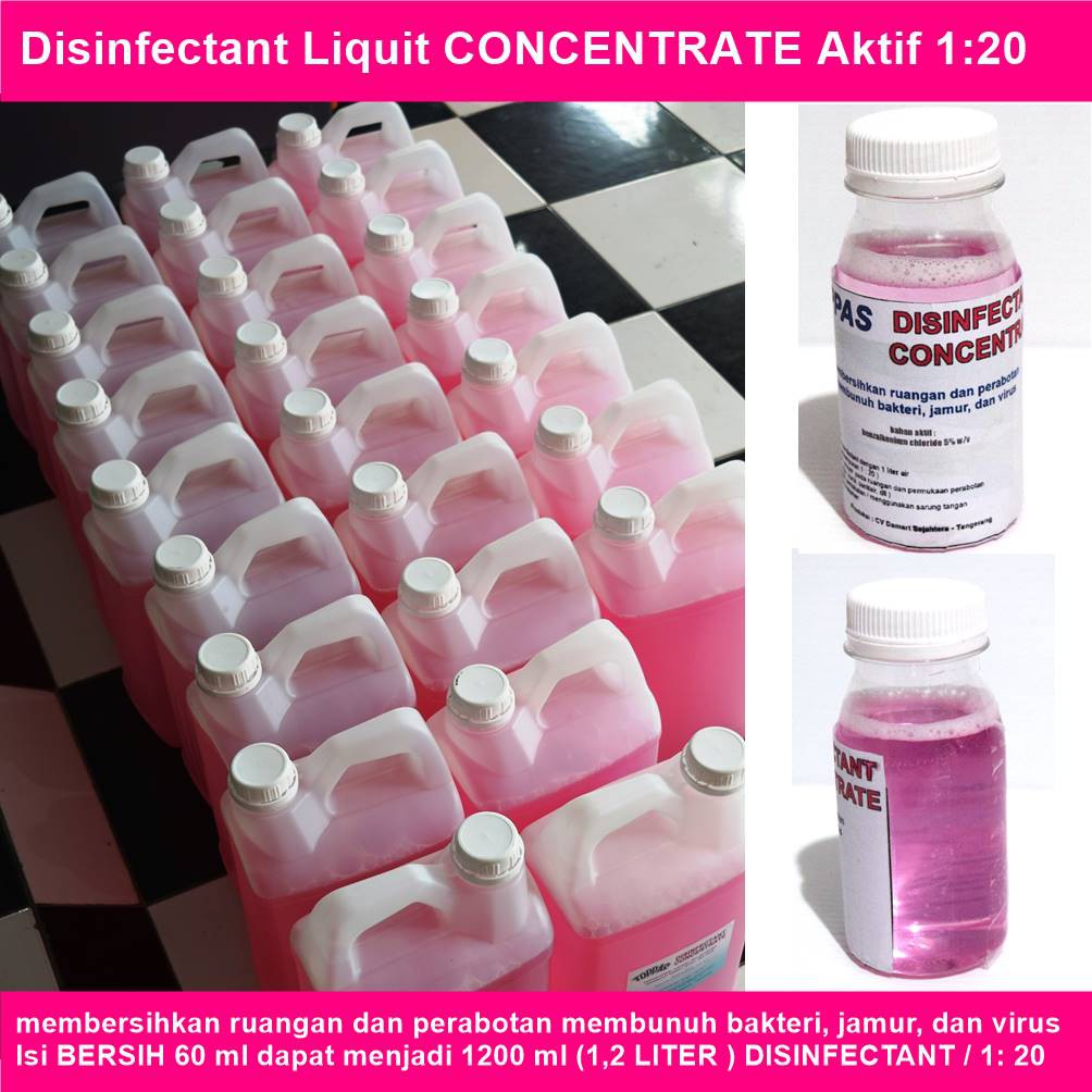 Pembasmi Bakteri Dan Virus Disinfectant Concentrate