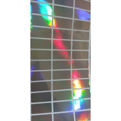 

42 pcs sticker nama waterproof POLOS ukuran M