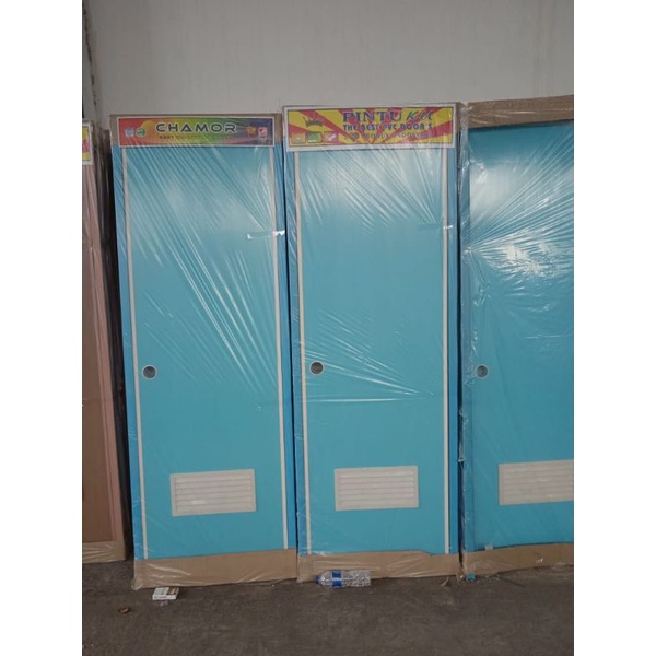 PINTU KAMAR MANDI/TOILET PVC FULL SET