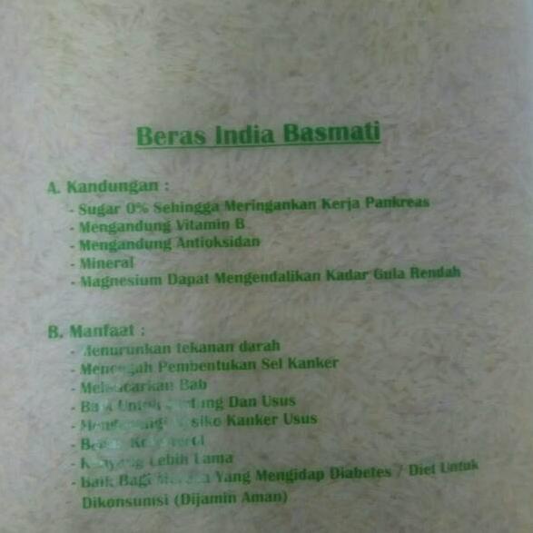 

Grosir BERAS BASMATI ABU KASS PREMIUM 1KG