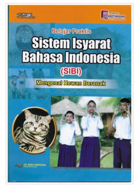 Sepaket buku sistem isyarat bahasa indonesia untuk anak sekolah