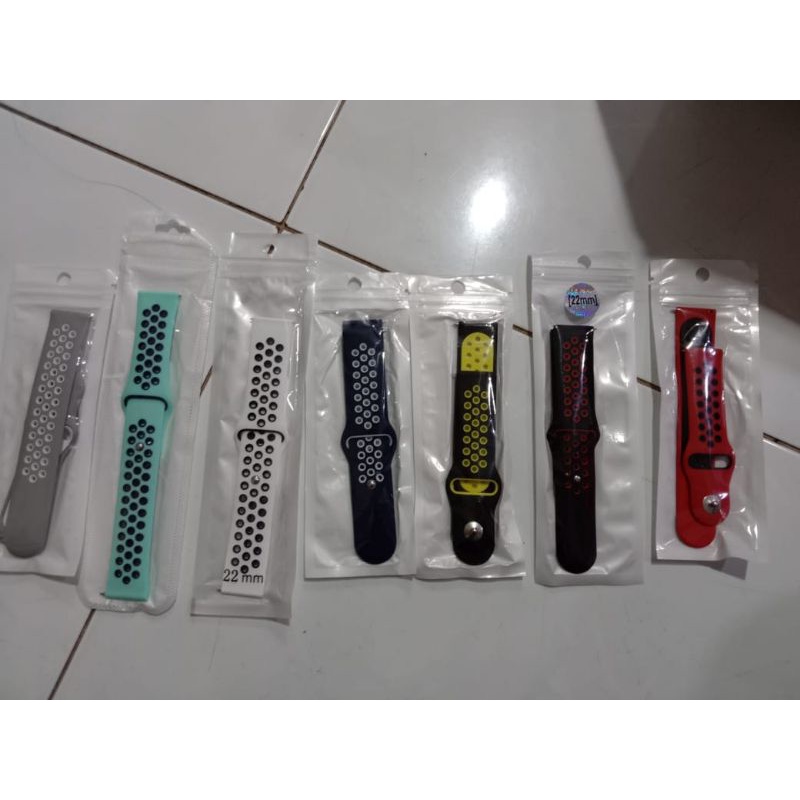 STRAP TALI JAM TANGAN - FOR HUAWEI GT 3 / GT3 42MM - SILICONE STYLE NIKE RUBBER 20MM