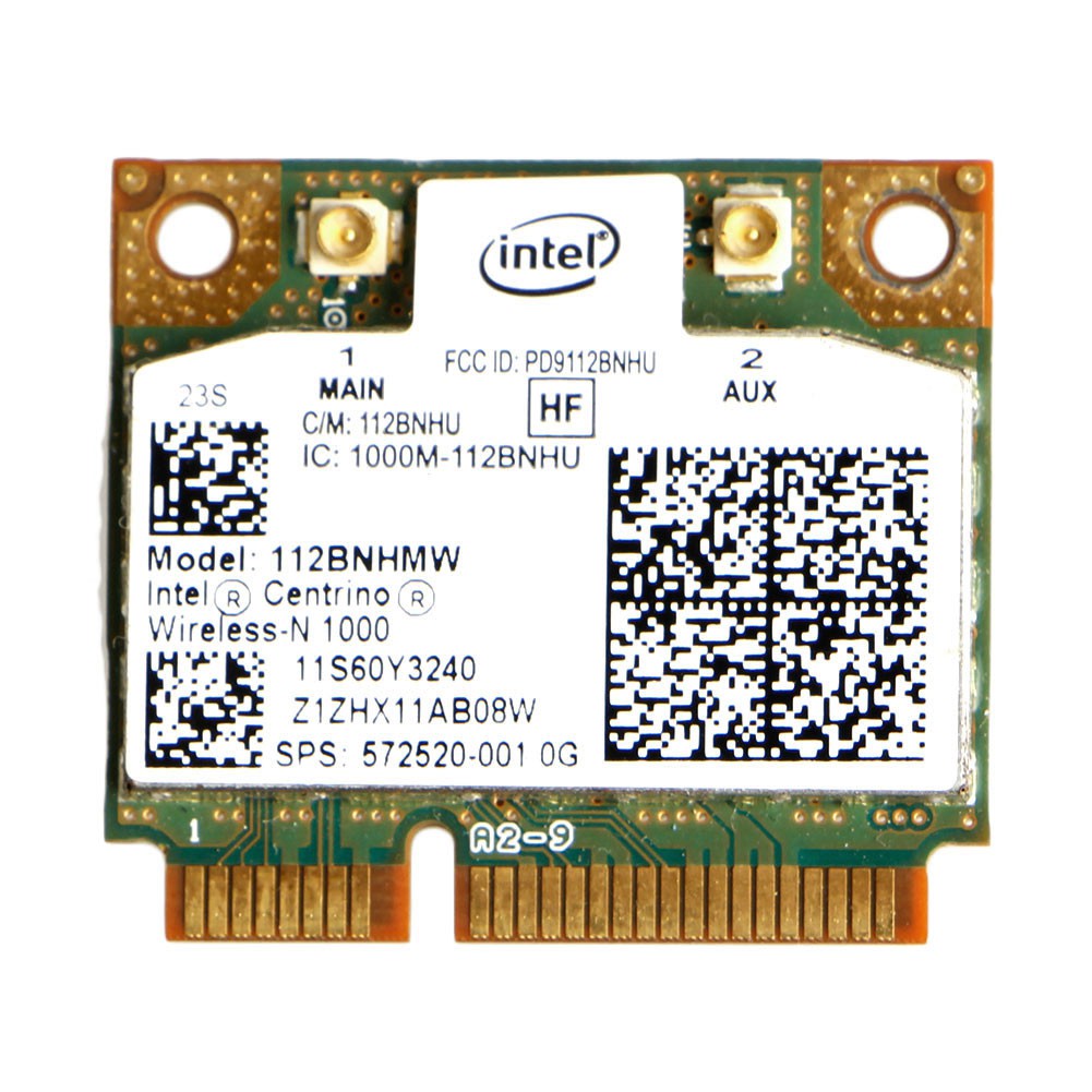 VIVI Intel Centrino Wireless-N 1000 802.11 b/g/n 112BNHMW Half Mini PCI-E Wifi Card