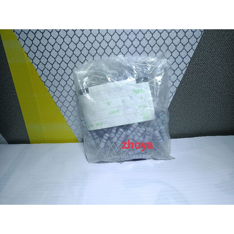 10pcs resistor 2watt 1k