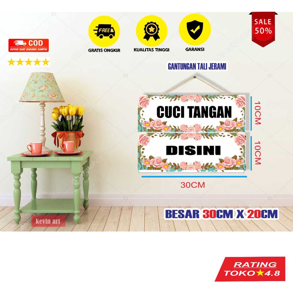 Dekorasi Dinding Minimalis Shabby Chic Cuci Tangan Disini Hiasan Dinding Ruangan Teras Pajangan Gantung Unik Original Terbaru