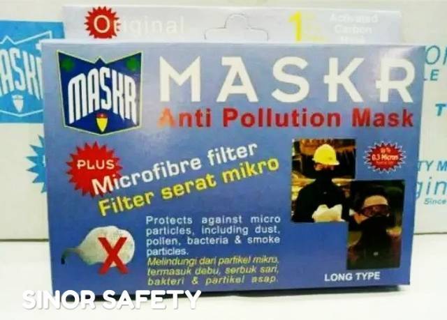 Original Masker Micro Fiber Masker Long Motir Biker No Carbon Masker Panjang