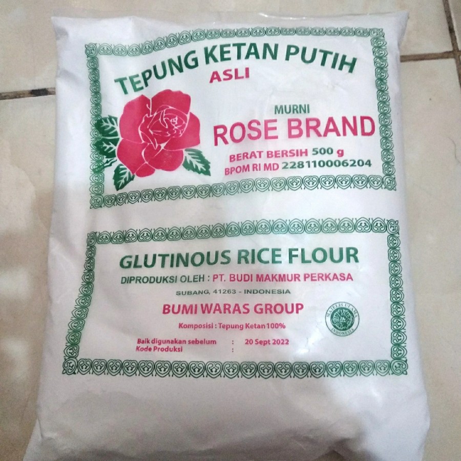 

Tepung ketan putih 500gr rose brand