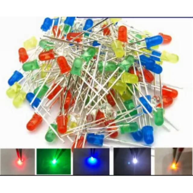 Led F3 3MM OEM Round LED Ultra Bright Diffused Green Yellow Blue White Red Light Emitting Diode