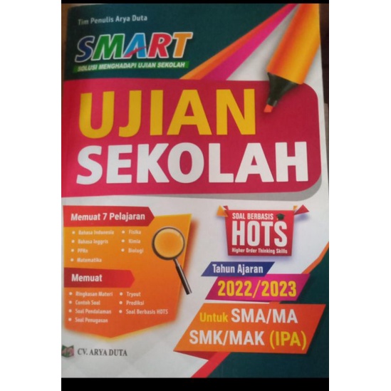 SMART Ujian Sekolah' SMA/MA, SMK/MAK (IPA)