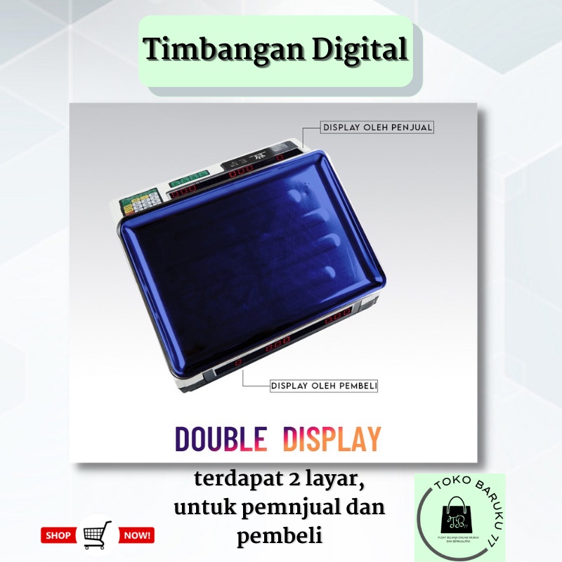 (KEYA) Timbangan Buah 40kg/Timbangan Serbaguna/Digital Computing Scale _40 KG_