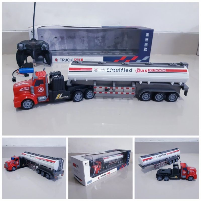 Rc Truk Tanki Remote Control Batre Cas - Mainan Mobil Truck Tangki Anak Remot Kontrol