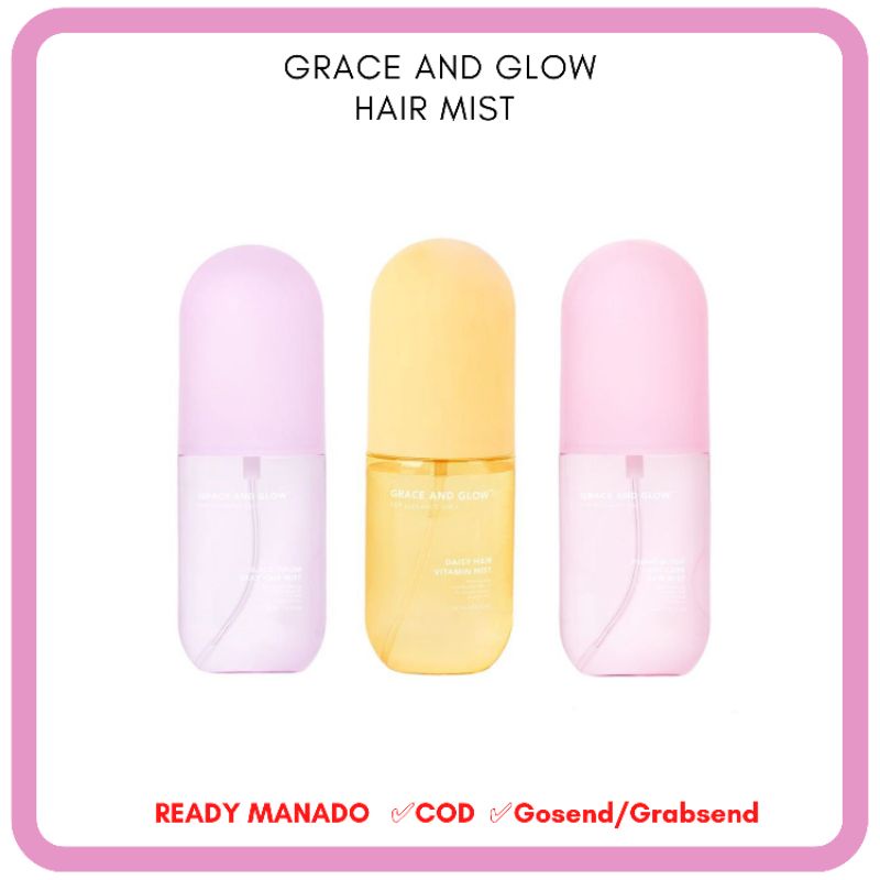 Manado - Grace And Glow Daisy Hair Mist 100ML ~ Balck Opium Peony Blush