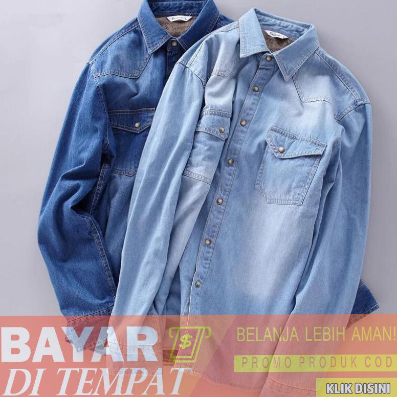 Kemeja Jeans Pria Eminem / Pakaian Pria > Jeans > Jaket Jeans Murah