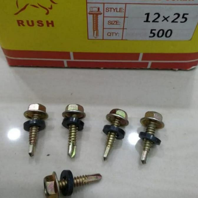 ] baut rangka baja 12x25 baut sds baut driling