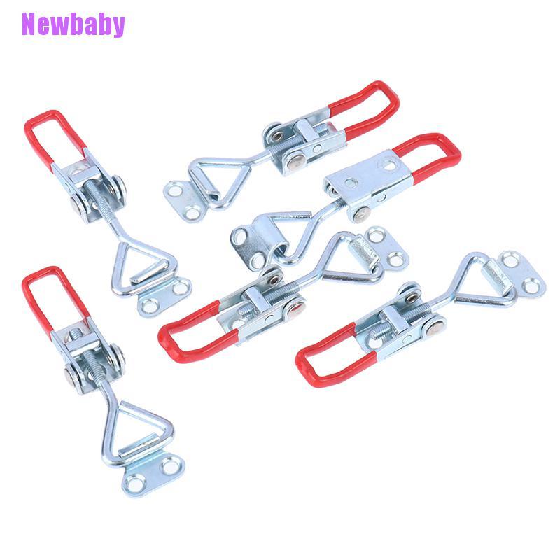 2 / 4pcs Toggle Clamp Bahan Baja Dapat Disesuaikan