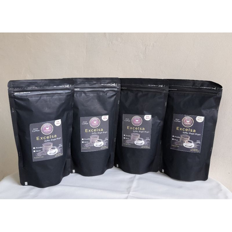 

Kopi Bubuk Hitam Excelsa 1kg (4@250g) / kopi murni giling halus