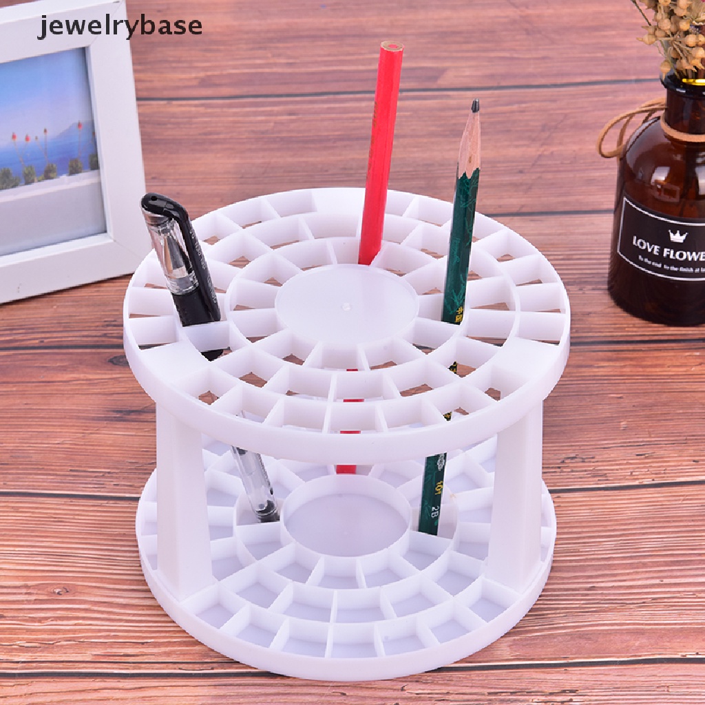 (jewelrybase) Stand Holder Kuas Lukis 49 Lubang Bisa Dilipat