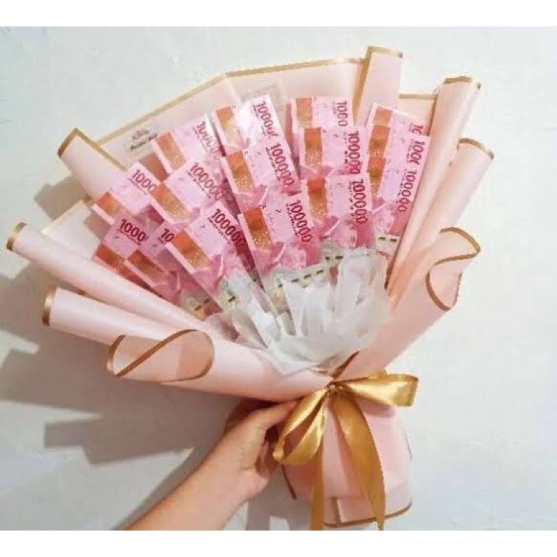 

souvenir uang mahar 100ribuan