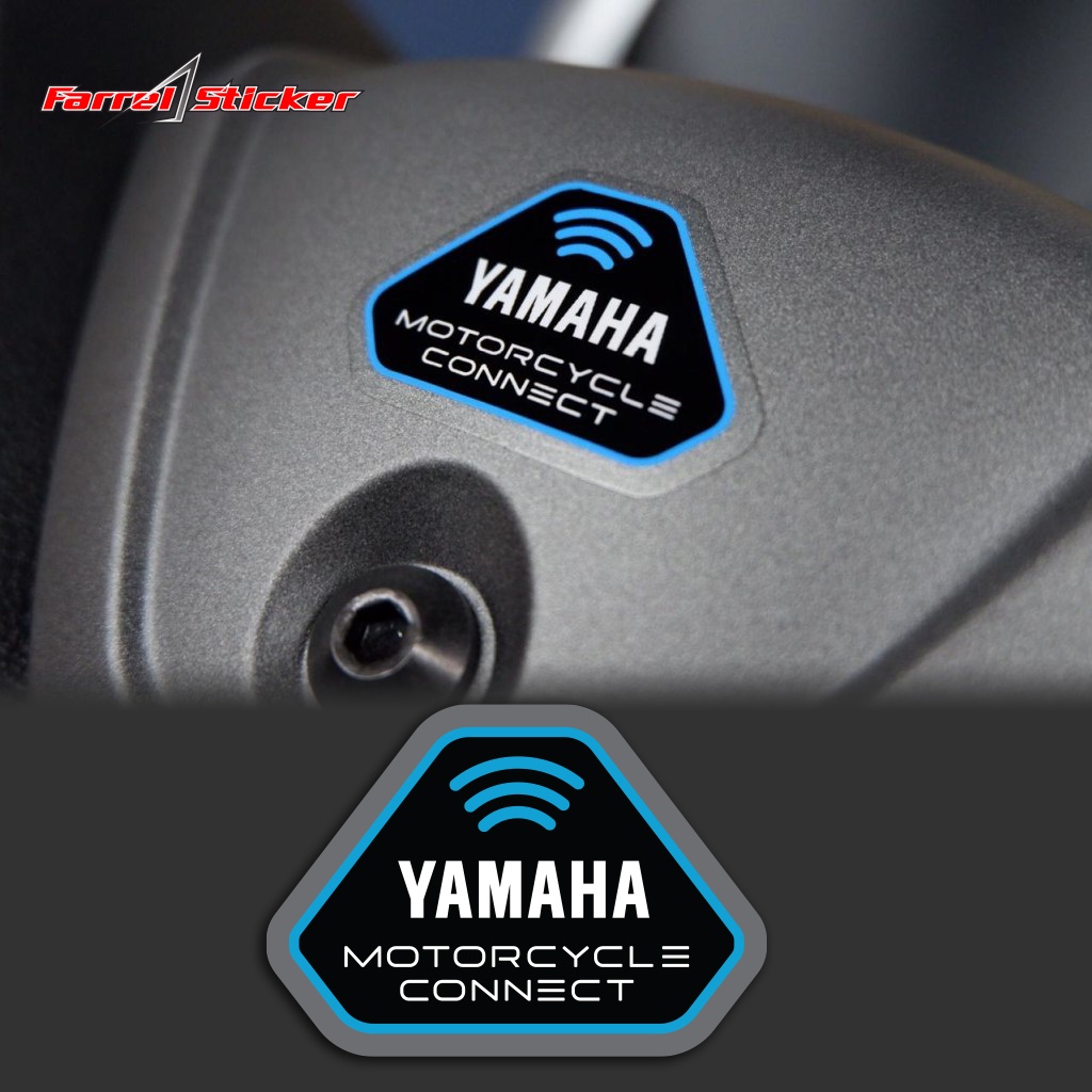 Stiker yamaha sticker MOTORCYLE CONNECT NMAX AEROX