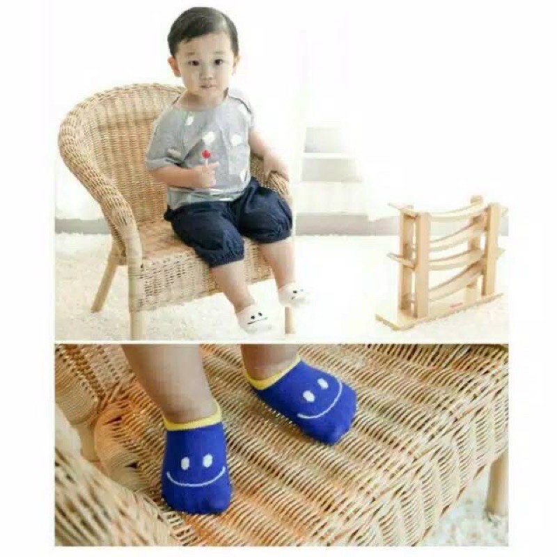 Kaos Kaki PENDEK Bayi 0-4th / Kaos Kaki ANTI SLIP Anak Cowok Cewek 0-4th / Anti Licin