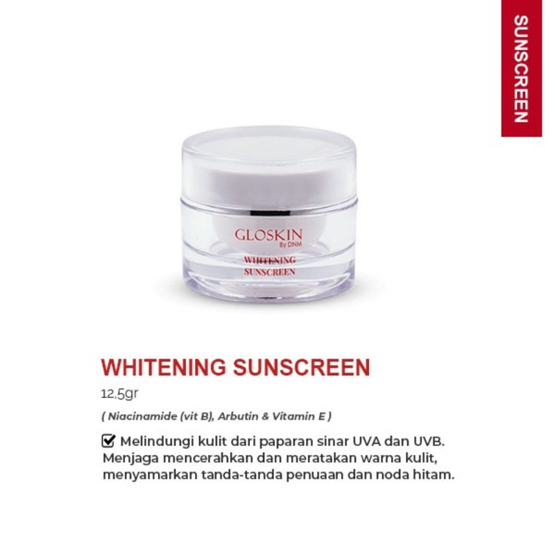 GLOSKIN WHITENING SUNSCREEN