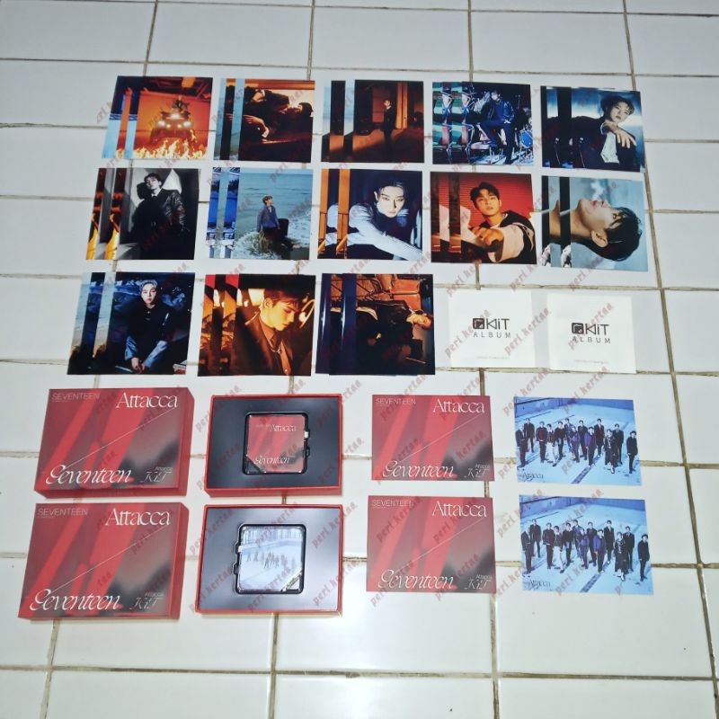 SHARING SEVENTEEN KIHNO KIT ATTACCA JEONGHAN JUN WOOZI THE 8 MINGYU DK SEUNGKWAN DINO OP 1 2 3