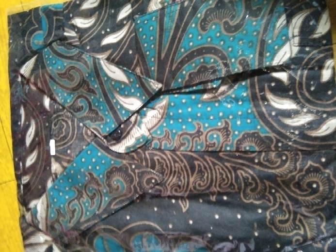 Kemeja Batik Pria Lengan Panjang Size M L Xl Xxl Bswart Batik Hrb026 Kenango Panjang Padi