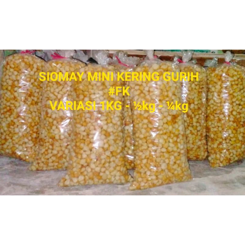 Jual Siomay Kering Mini 1kg Termurah Gurih Toping Baso Aci Somay Kering