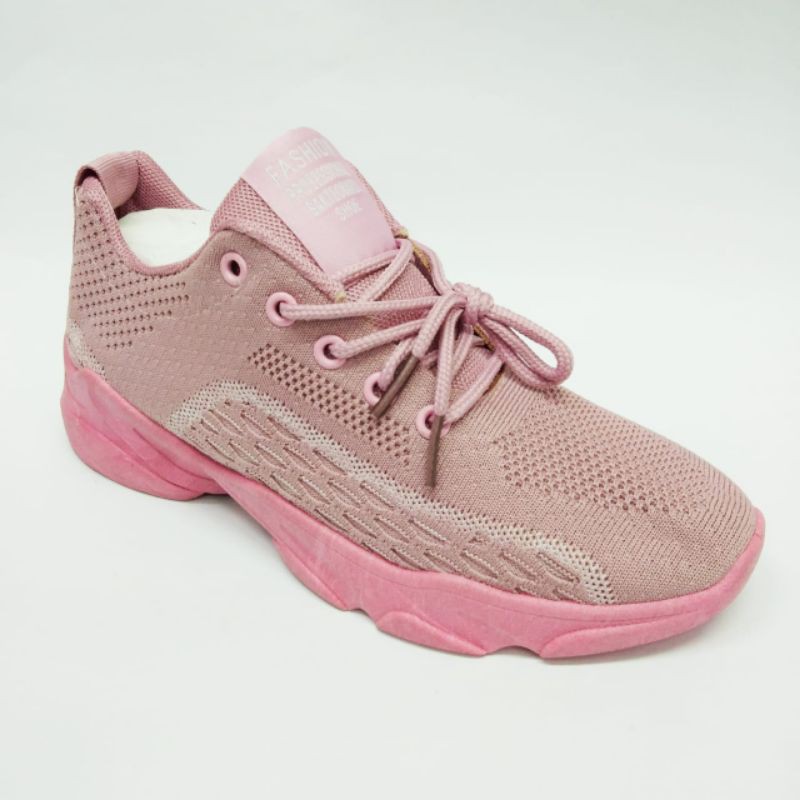 SNEAKERS WANITA TERBARU-Pink